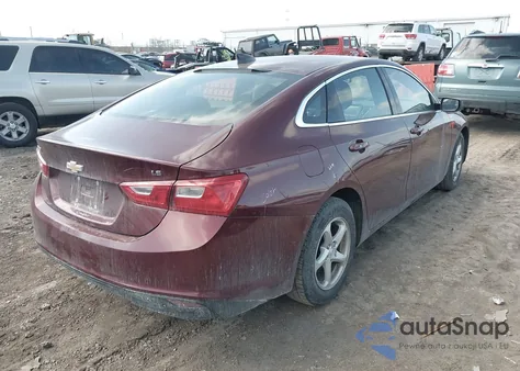 2016 Chevrolet Malibu Ls из США, поврежденный, VIN 1G1ZB5ST3GF224868